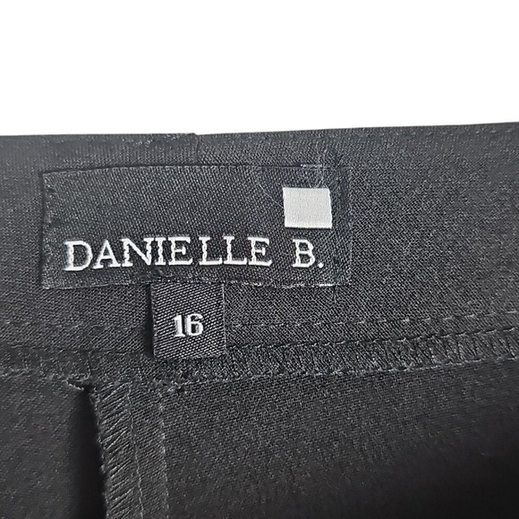Danielle B Black Womens Casual Dress Short Size 16 - Picture 3 of 3